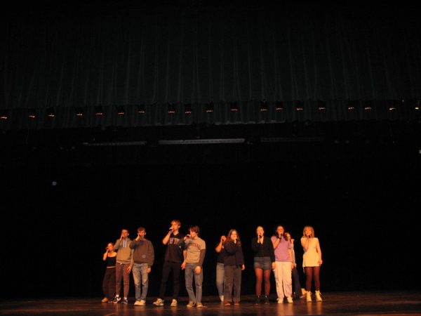 Vox Nova preparing for ICHSA at one of their rehearsals. 